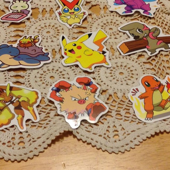 Pokemon stickers for laptop, cell phone, hydroflask, locker, crafts - Picture 5 of 5
